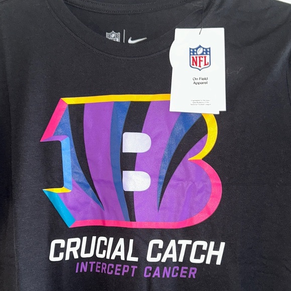NFL Women’s  Black Crucial Catch T-Shirt - Picture 2 of 5
